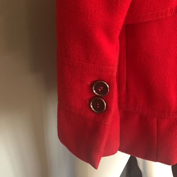 Red Jessica Simpson Peacoat - Picture 12 of 16